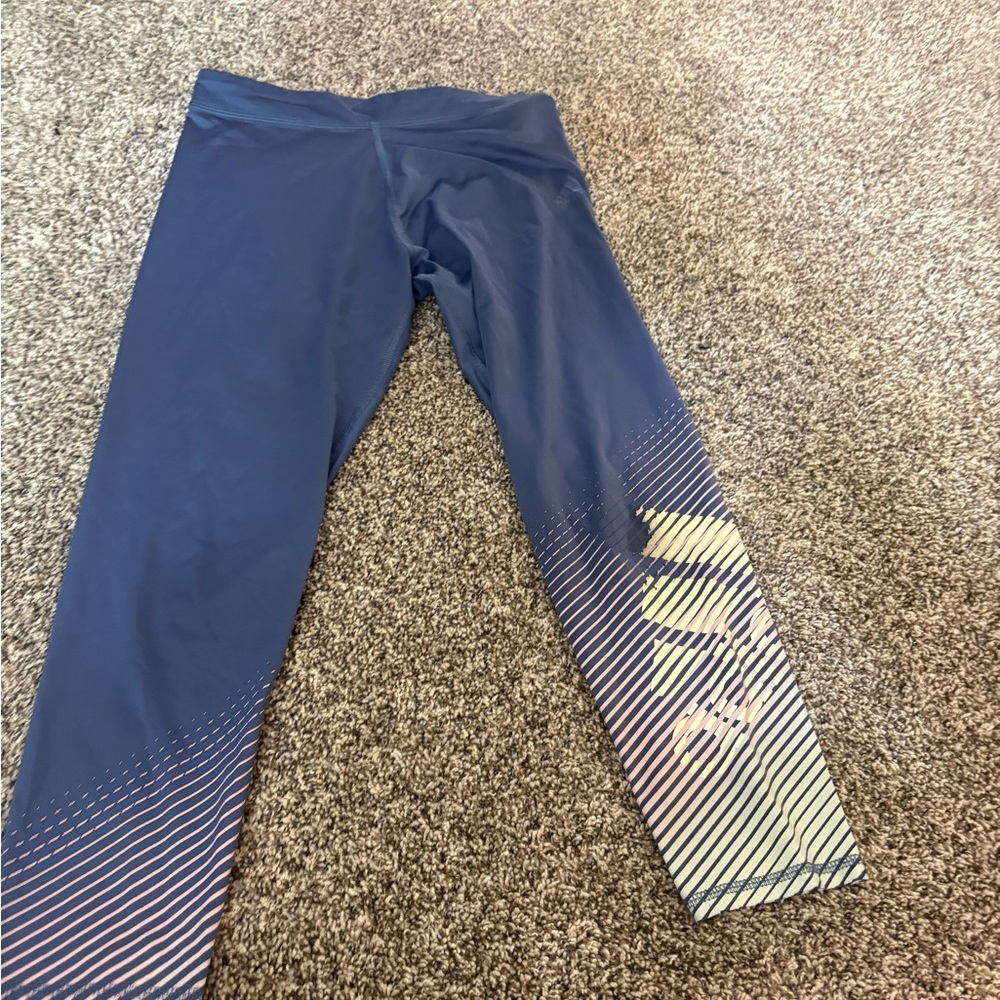 adidas Kids Navy and White Leggings